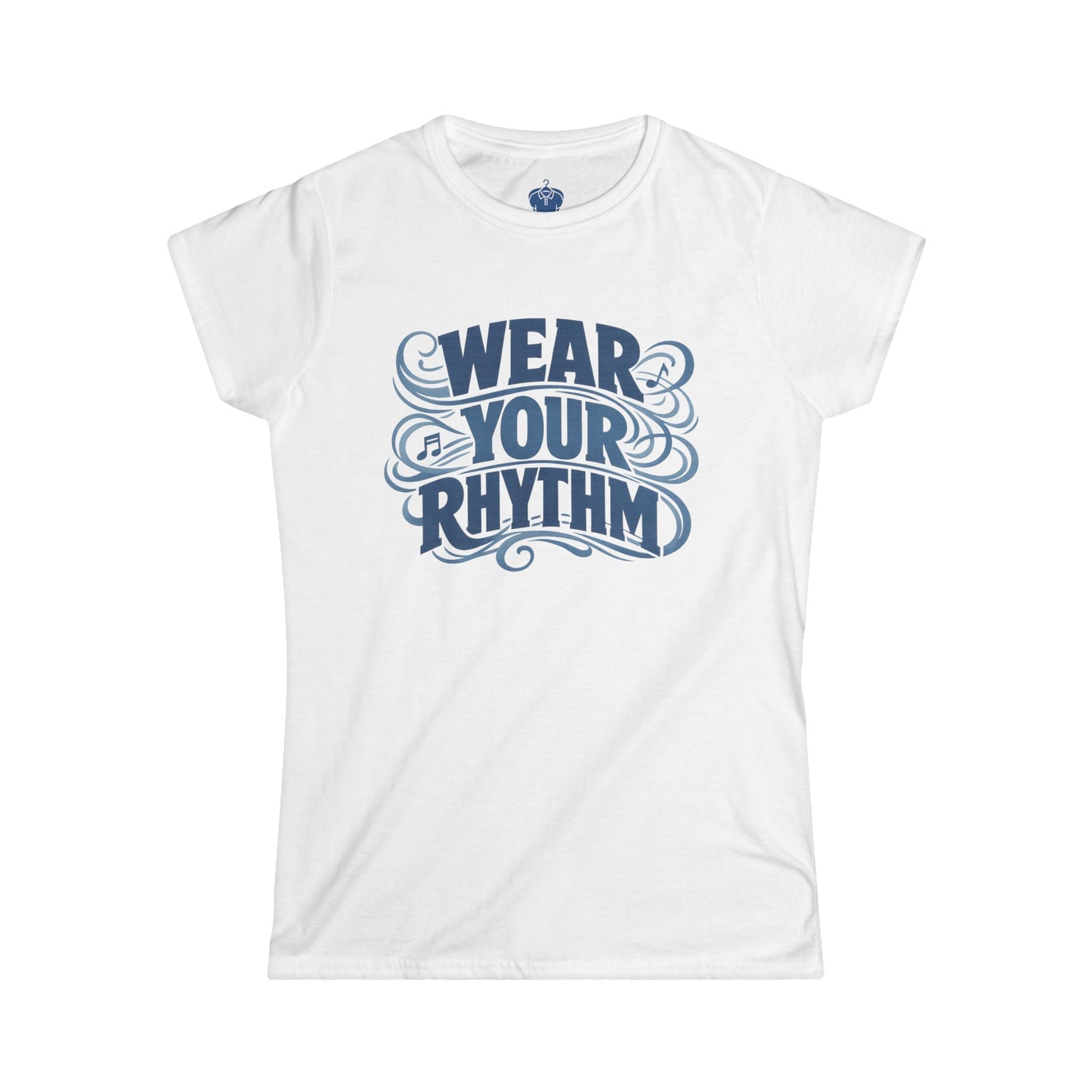 Wear Your Rhythm Women's Tee — Inspirational Graphic Cotton Shirt